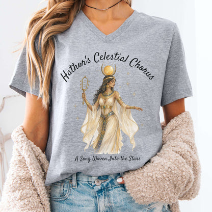 V-neck Athletic Heather / S Design 354 V-neck The Mystic Eden