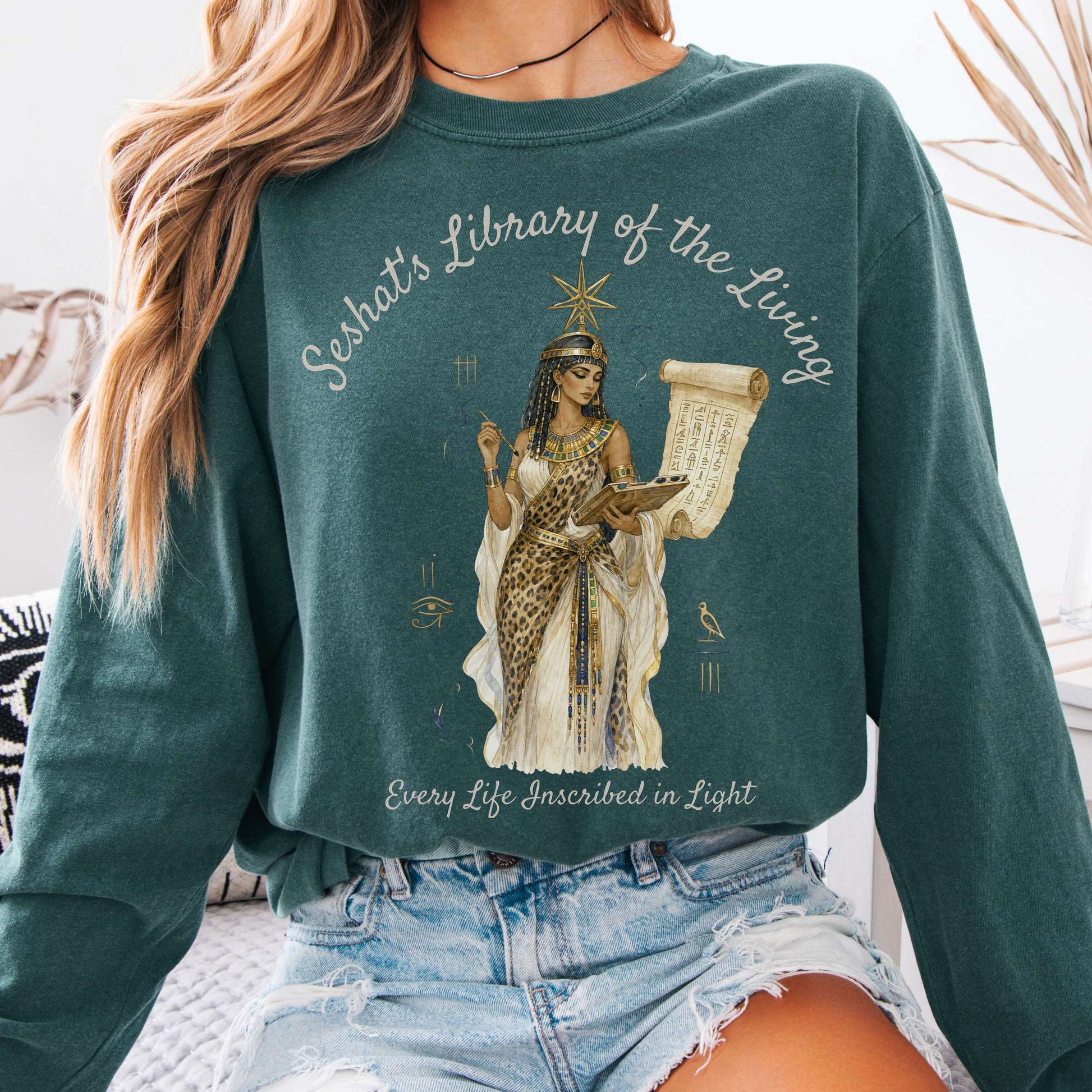 Long-sleeve Blue Spruce / S Design 355 Long Sleeve The Mystic Eden