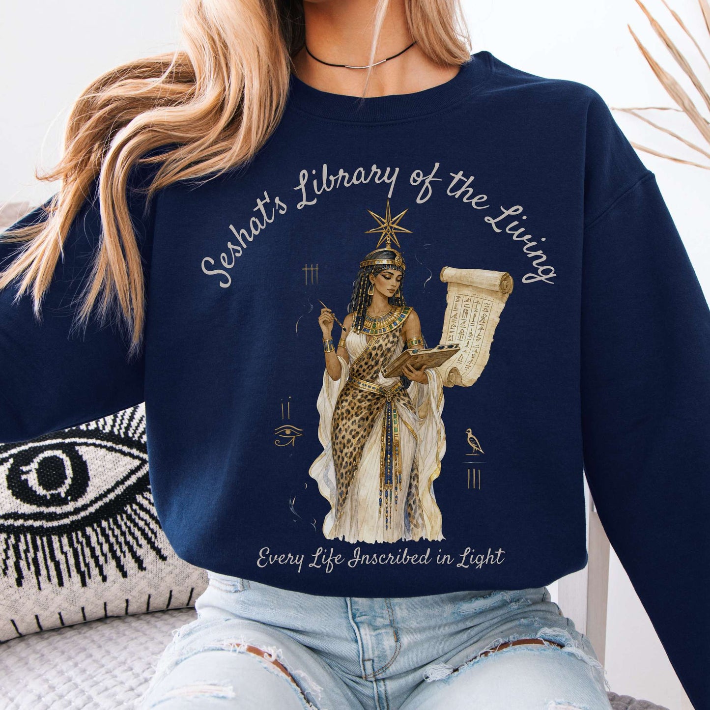 Sweatshirt Navy / S Design 355 Crewneck Sweatshirt The Mystic Eden
