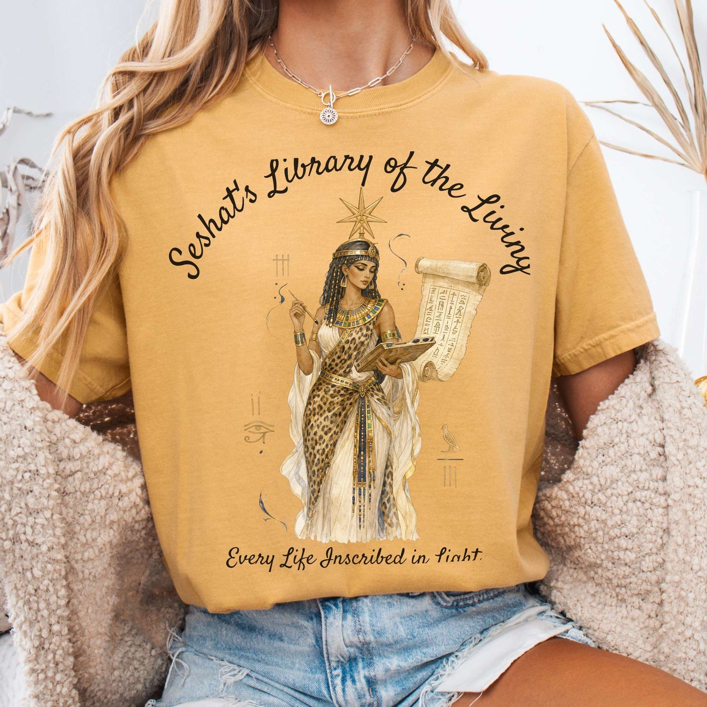 T-Shirt Mustard / S Design 355 T-shirt The Mystic Eden