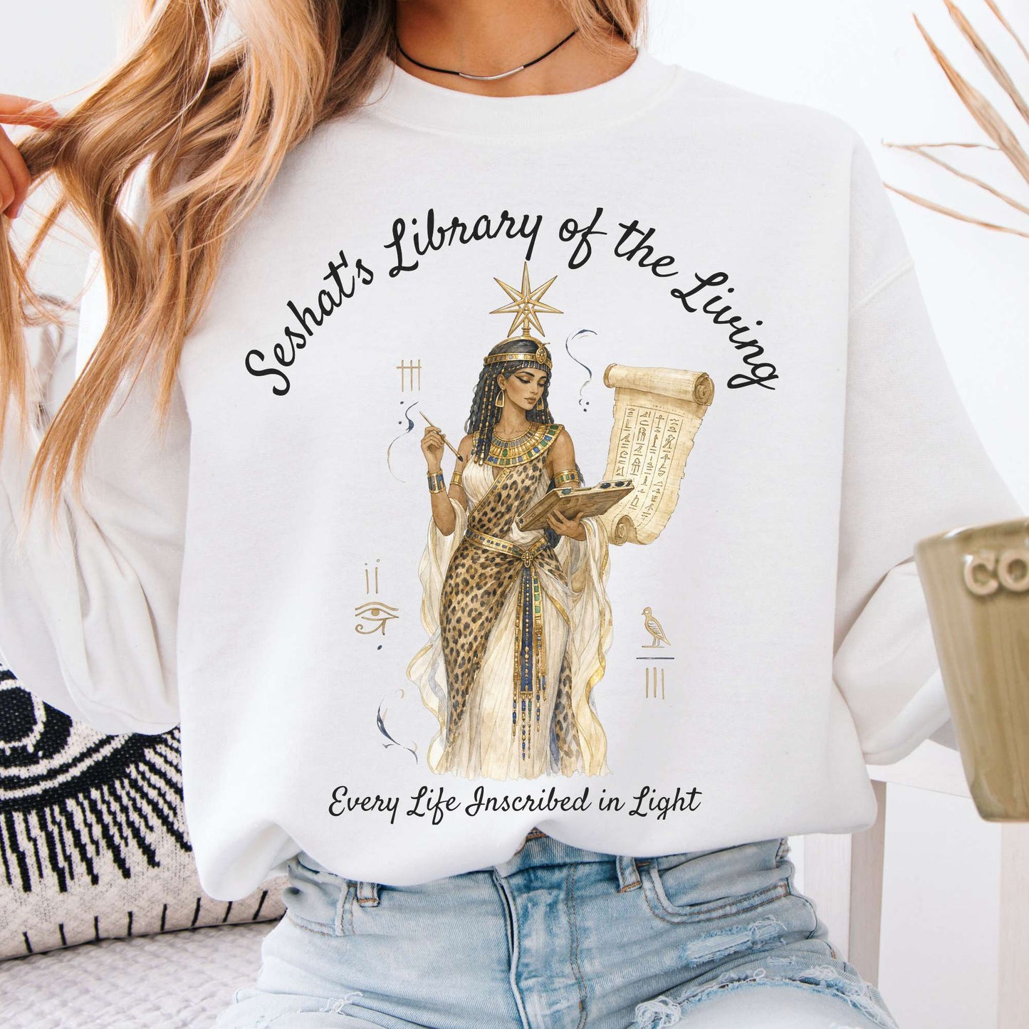 Sweatshirt White / S Design 355 Crewneck Sweatshirt The Mystic Eden