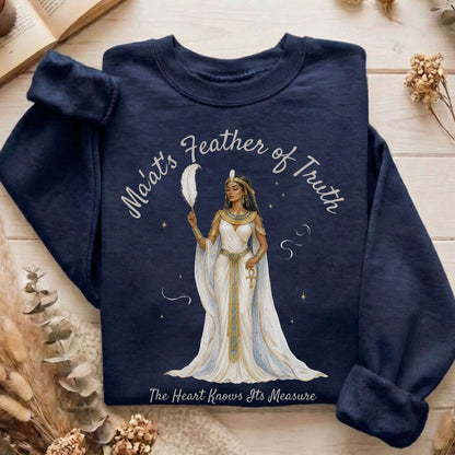 Ma'at's Feather of Truth Egyptian Mythology Sweatshirt