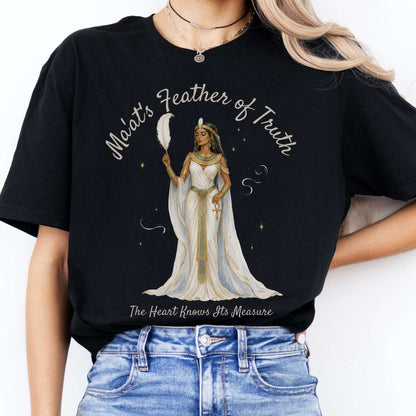 Ma'at's Feather of Truth Egyptian Mythology T-Shirt