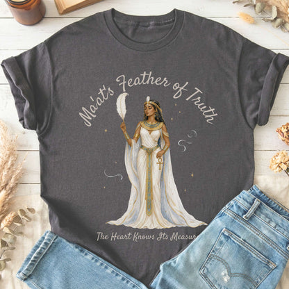Ma'at's Feather of Truth Egyptian Mythology T-Shirt