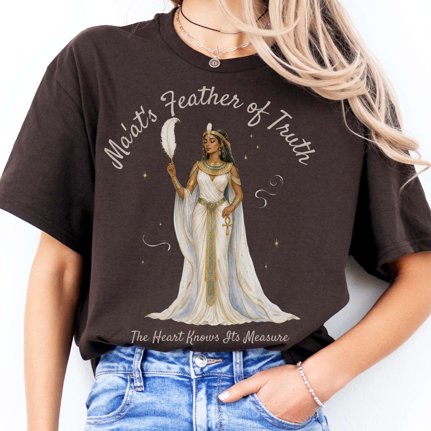Ma'at's Feather of Truth Egyptian Mythology T-Shirt