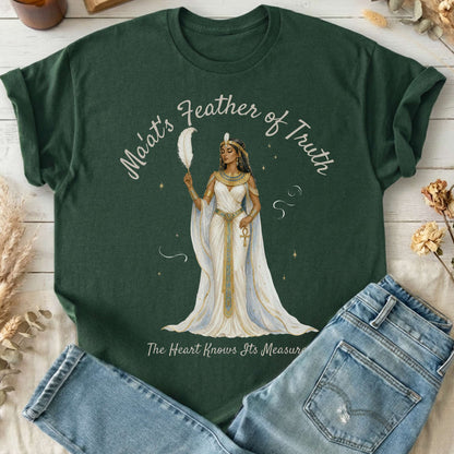 Ma'at's Feather of Truth Egyptian Mythology T-Shirt