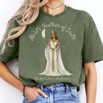Ma'at's Feather of Truth Egyptian Mythology T-Shirt