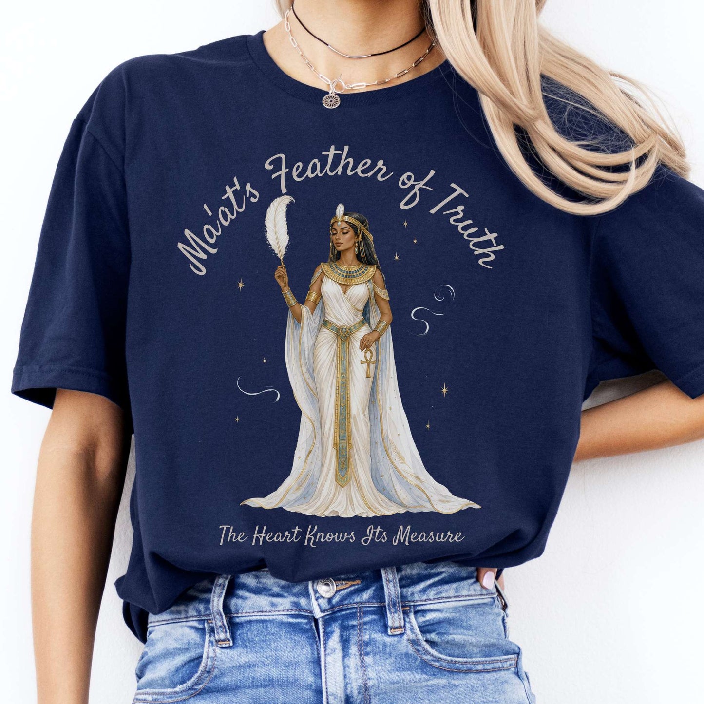 Ma'at's Feather of Truth Egyptian Mythology T-Shirt