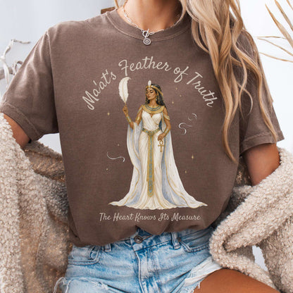 T-Shirt Espresso / S Ma'at's Feather of Truth Egyptian Mythology T-Shirt The Mystic Eden