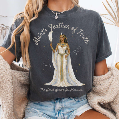 T-Shirt Pepper / S Ma'at's Feather of Truth Egyptian Mythology T-Shirt The Mystic Eden