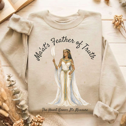 Ma'at's Feather of Truth Egyptian Mythology Sweatshirt