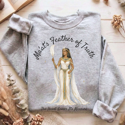 Ma'at's Feather of Truth Egyptian Mythology Sweatshirt