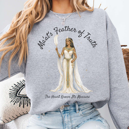 Ma'at's Feather of Truth Egyptian Mythology Sweatshirt