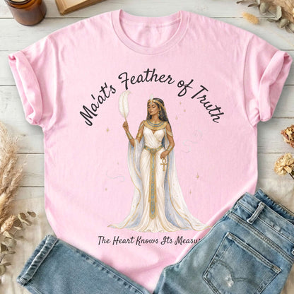 Ma'at's Feather of Truth Egyptian Mythology T-Shirt