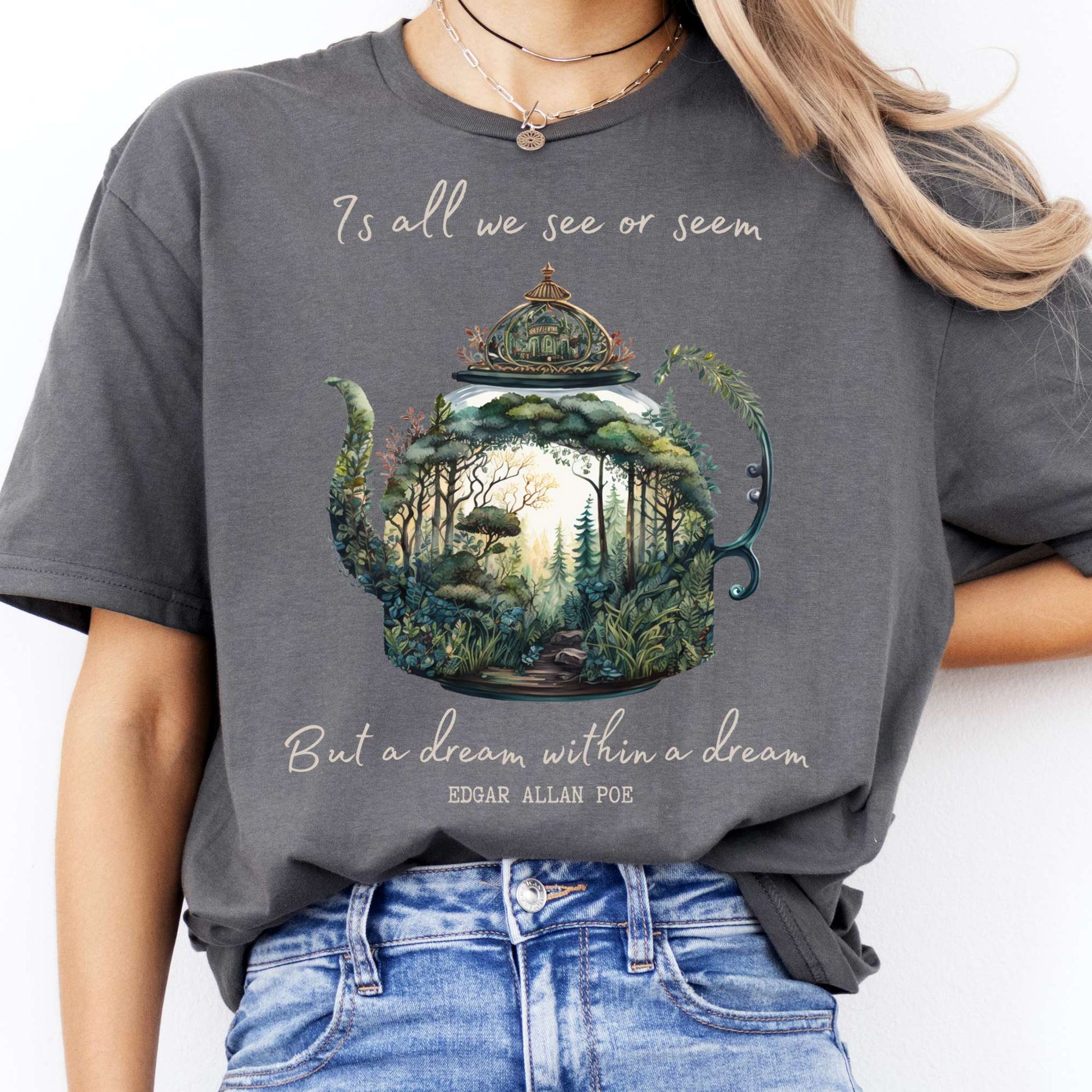 T-Shirt Dream Within A Dream Poe T-Shirt The Mystic Eden