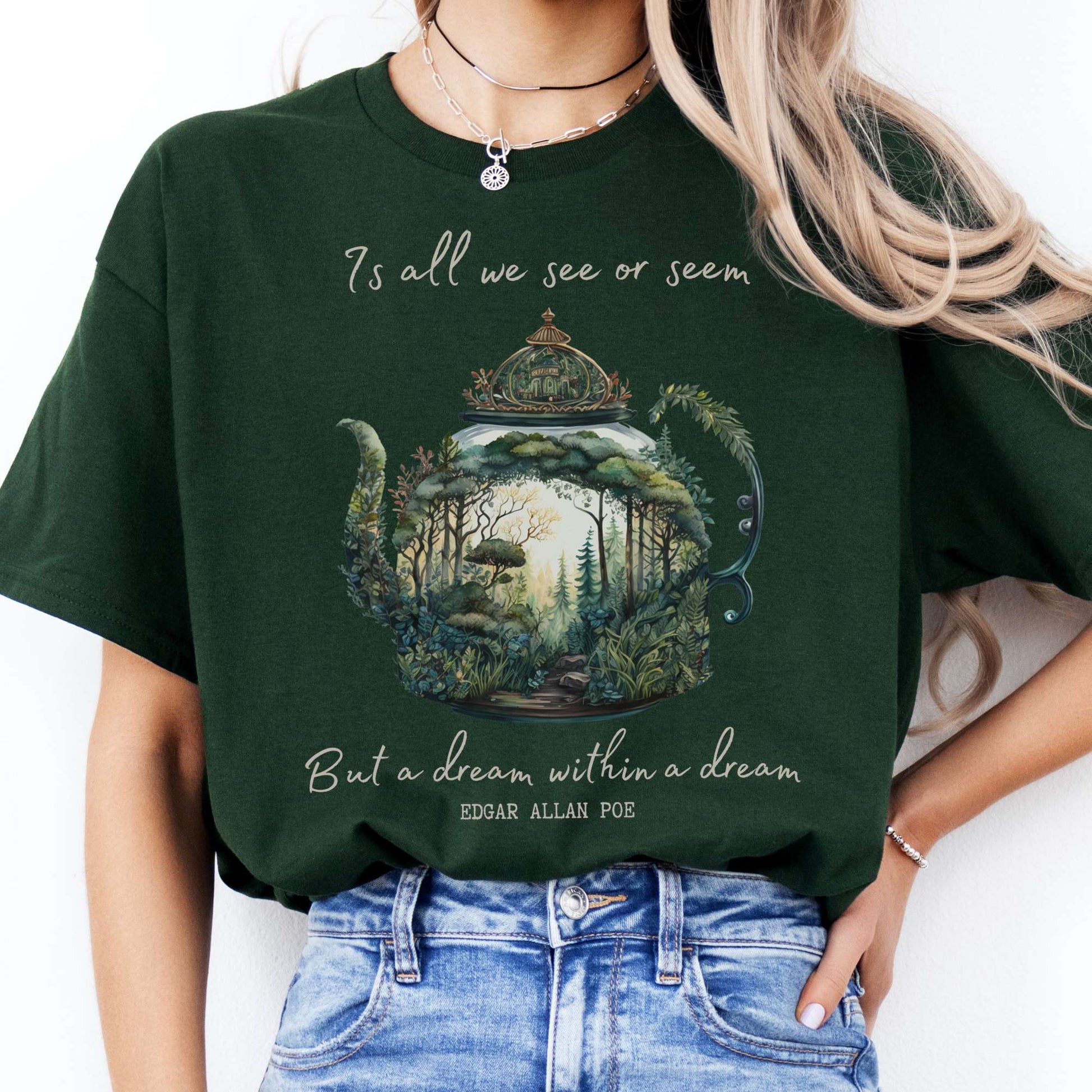 T-Shirt Dream Within A Dream Poe T-Shirt The Mystic Eden