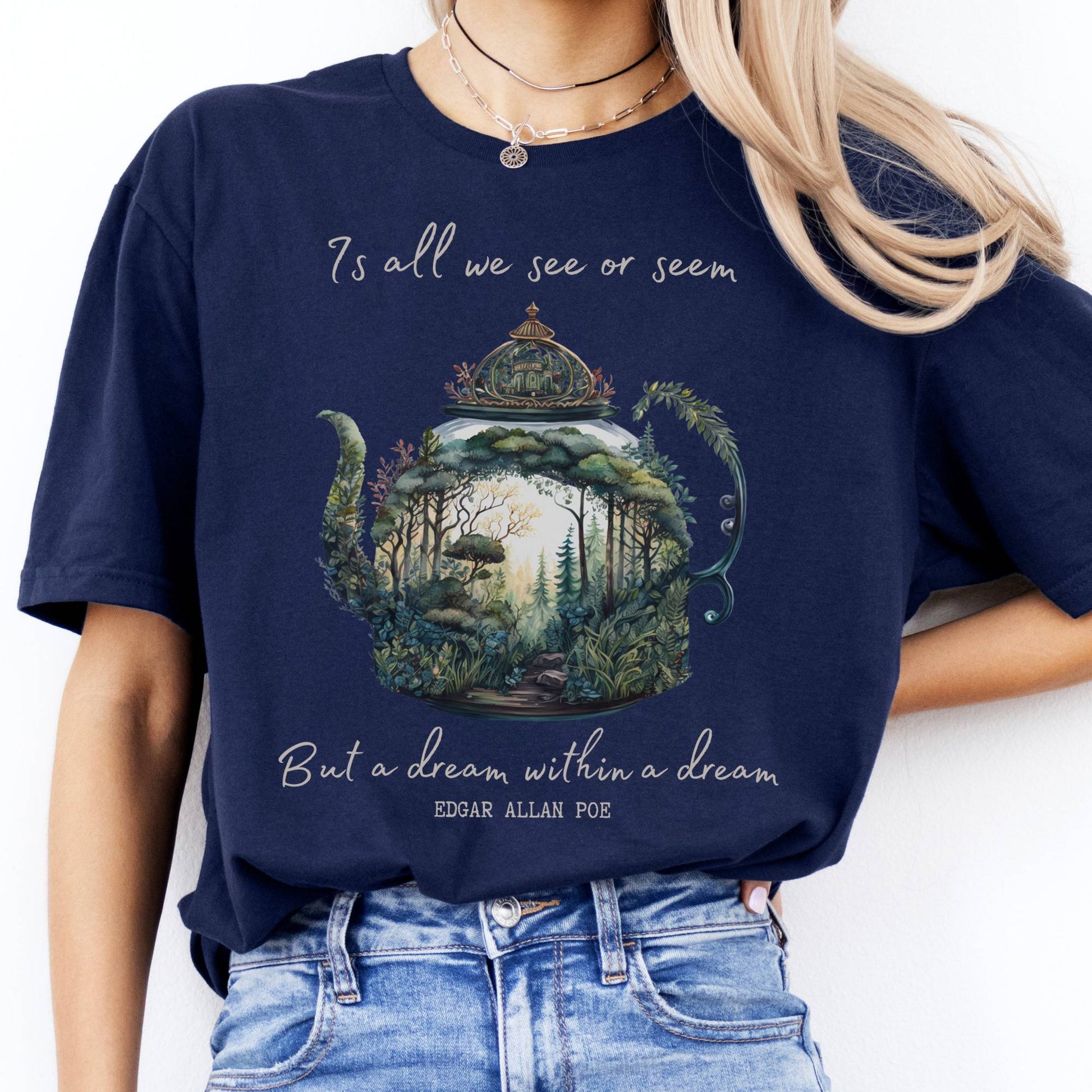 T-Shirt Dream Within A Dream Poe T-Shirt The Mystic Eden
