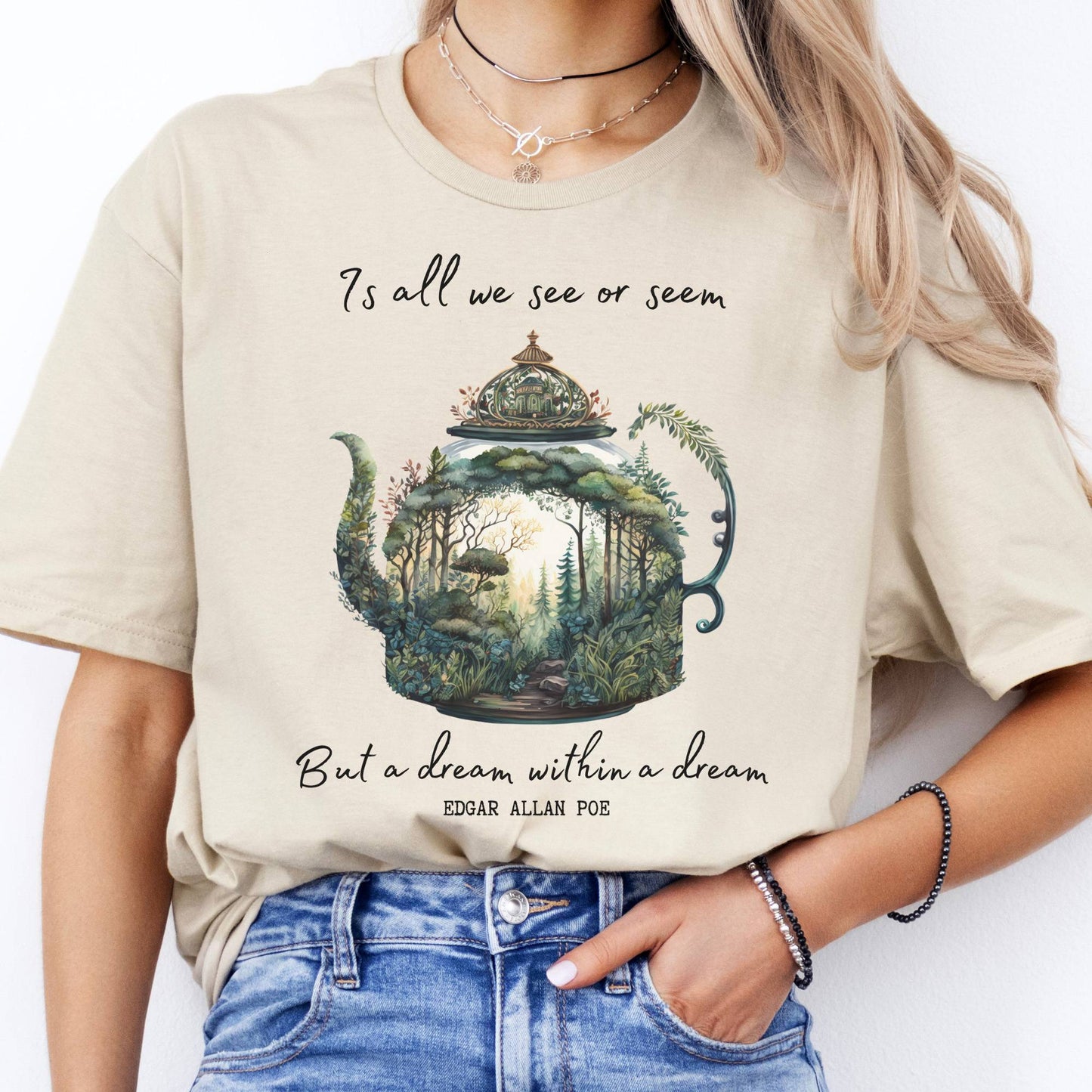 T-Shirt Dream Within A Dream Poe T-Shirt The Mystic Eden