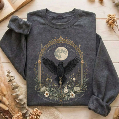 Quoth the Raven, Nevermore Poe Literary Sweatshirt