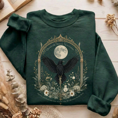 Quoth the Raven, Nevermore Poe Literary Sweatshirt