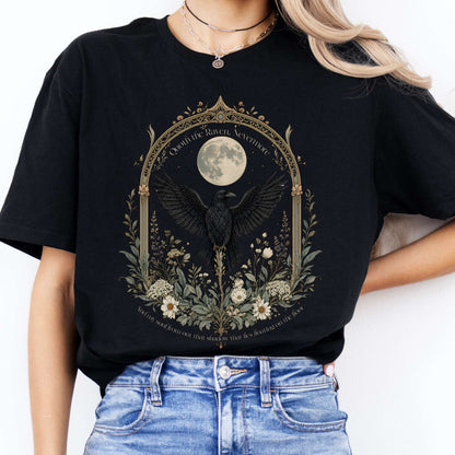 Quoth the Raven, Nevermore Poe Literary T-Shirt
