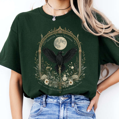 Quoth the Raven, Nevermore Poe Literary T-Shirt