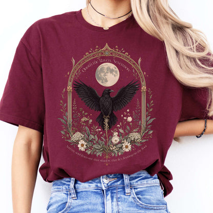 Quoth the Raven, Nevermore Poe Literary T-Shirt