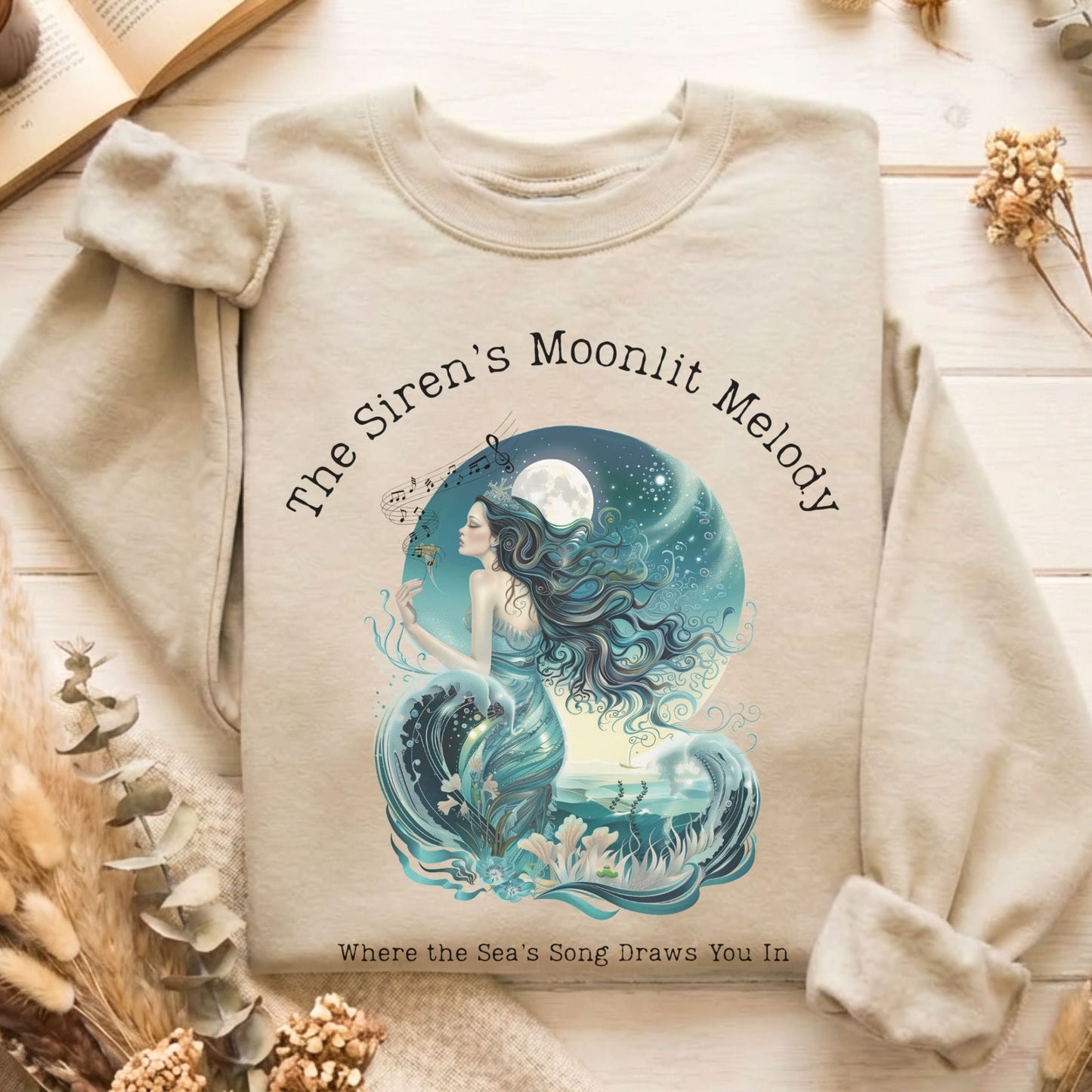 Sweatshirt Sand / S Design 272 Crewneck Sweatshirt The Mystic Eden