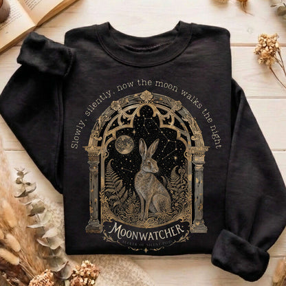 Slowly, Silently, Now the Moon Walks Walter de la Mare Literary Sweatshirt