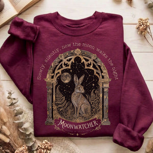 Slowly, Silently, Now the Moon Walks Walter de la Mare Literary Sweatshirt