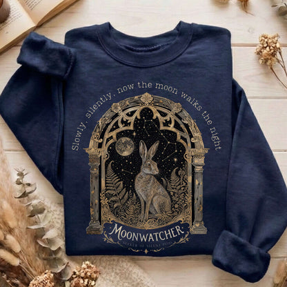 Slowly, Silently, Now the Moon Walks Walter de la Mare Literary Sweatshirt