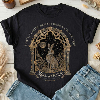 Slowly, Silently, Now the Moon Walks Walter de la Mare Literary T-Shirt