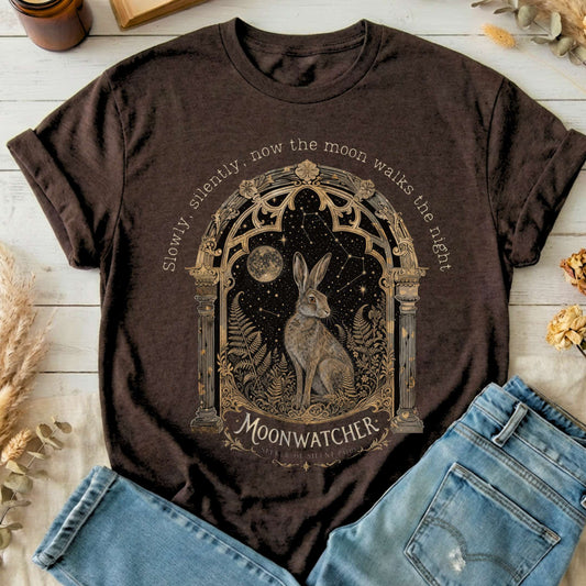 Slowly, Silently, Now the Moon Walks Walter de la Mare Literary T-Shirt