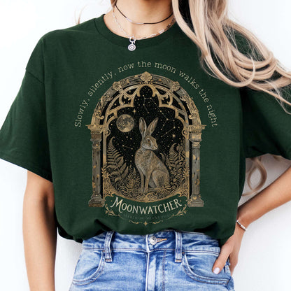 Slowly, Silently, Now the Moon Walks Walter de la Mare Literary T-Shirt