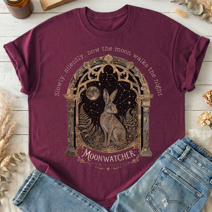 Slowly, Silently, Now the Moon Walks Walter de la Mare Literary T-Shirt