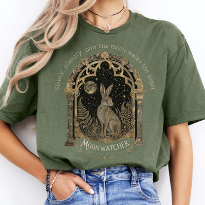 Slowly, Silently, Now the Moon Walks Walter de la Mare Literary T-Shirt