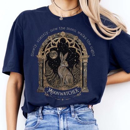 Slowly, Silently, Now the Moon Walks Walter de la Mare Literary T-Shirt
