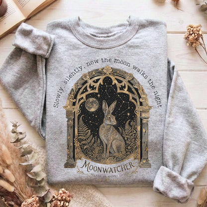 Slowly, Silently, Now the Moon Walks Walter de la Mare Literary Sweatshirt