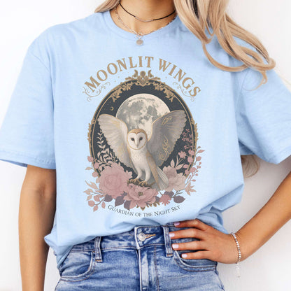 Moonlit Wings Celtic Folklore T-Shirt