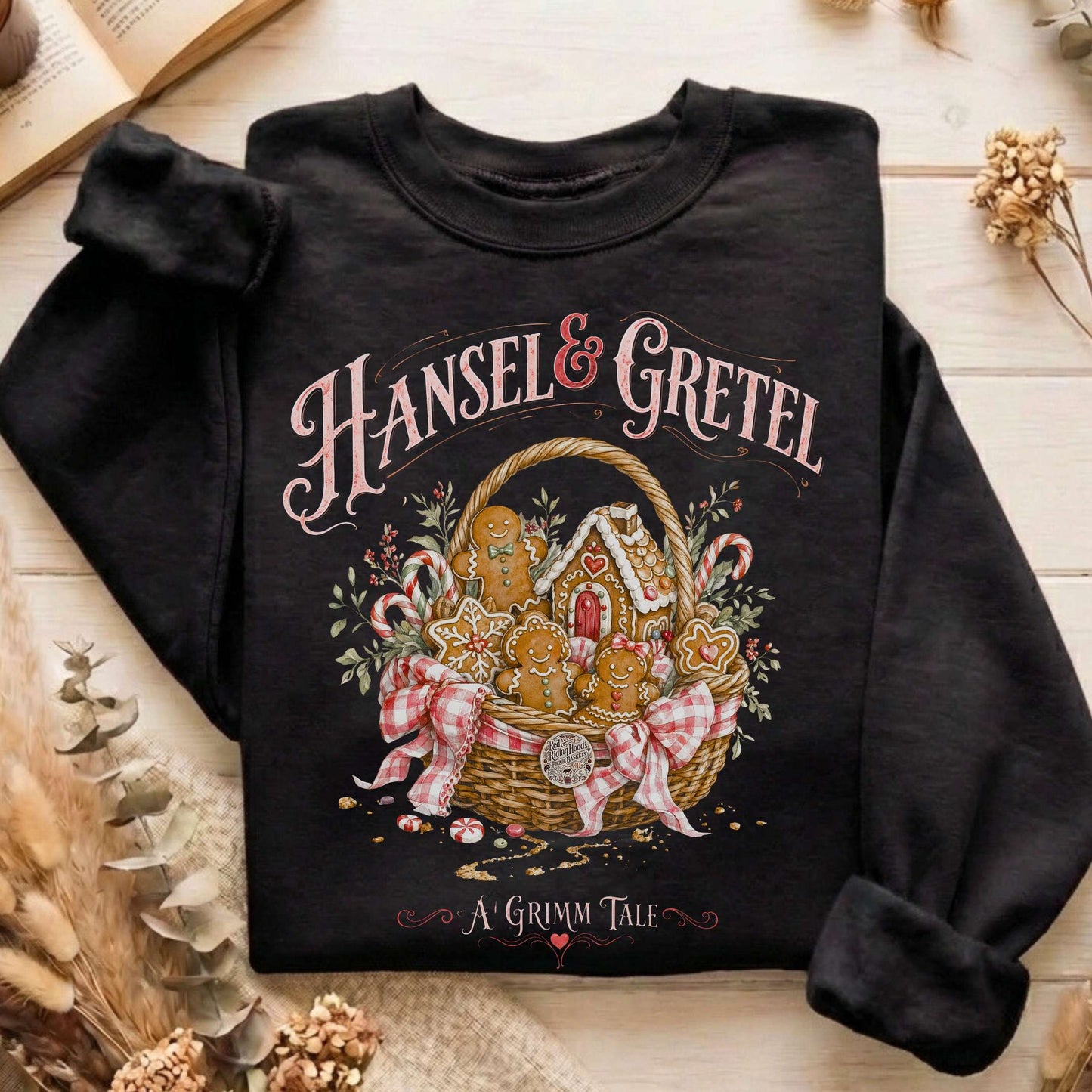Hansel & Gretel Grimm Brothers Fairy Tale Sweatshirt