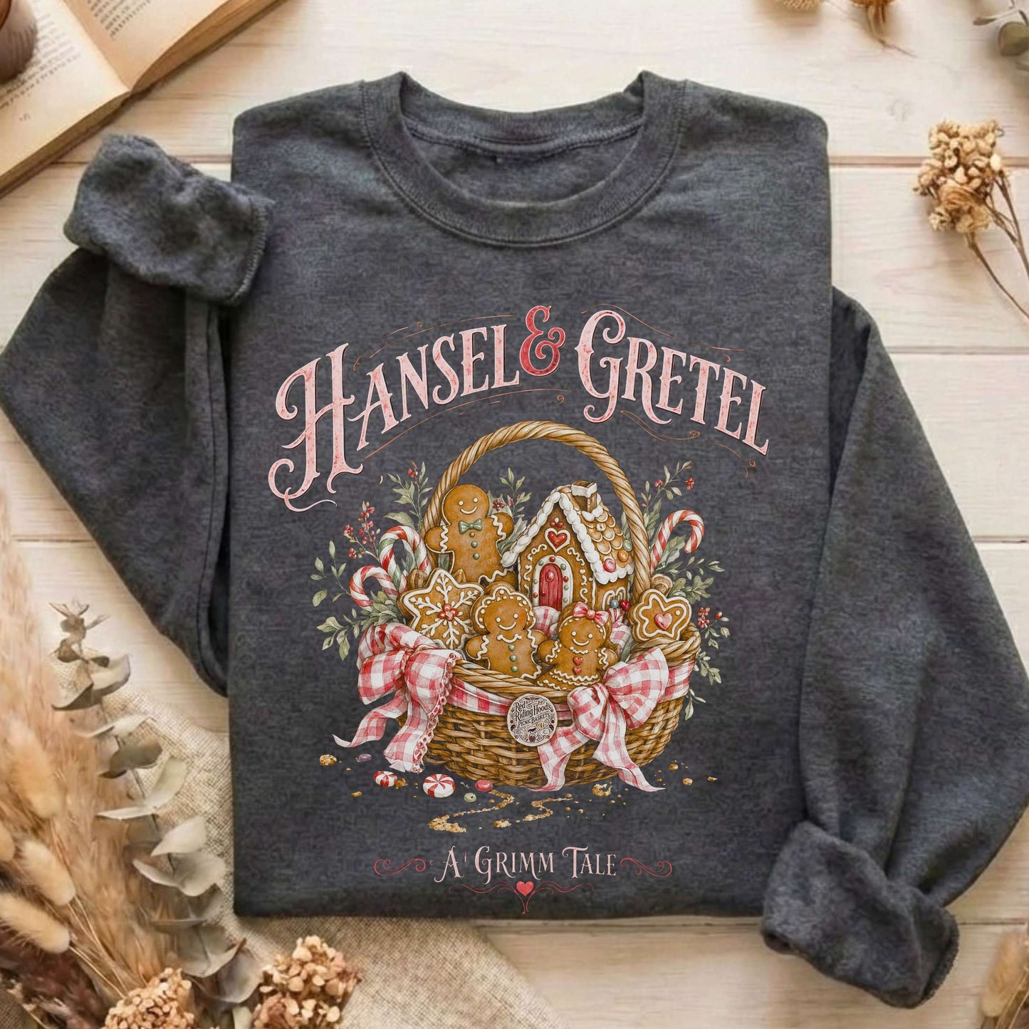 Hansel & Gretel Grimm Brothers Fairy Tale Sweatshirt