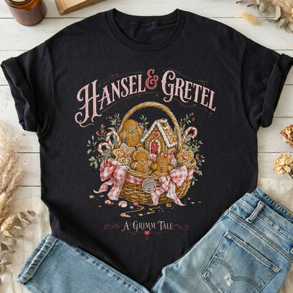 Hansel & Gretel Grimm Brothers Fairy Tale T-Shirt