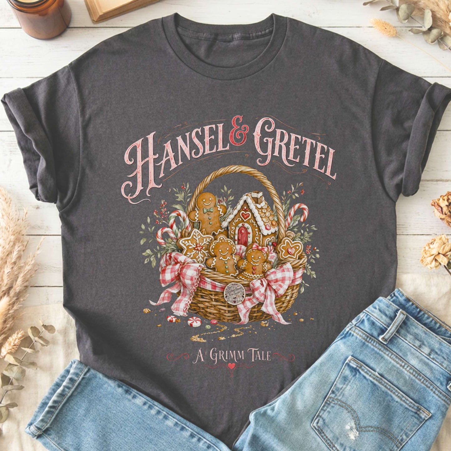 Hansel & Gretel Grimm Brothers Fairy Tale T-Shirt