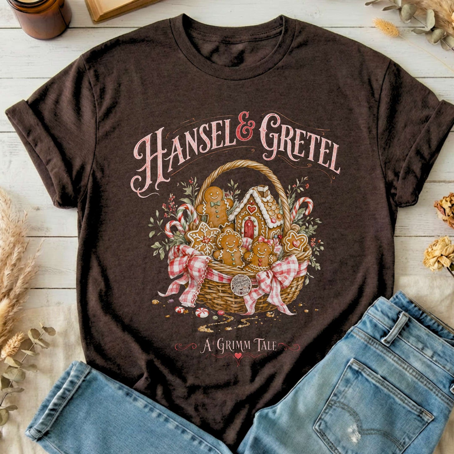 Hansel & Gretel Grimm Brothers Fairy Tale T-Shirt
