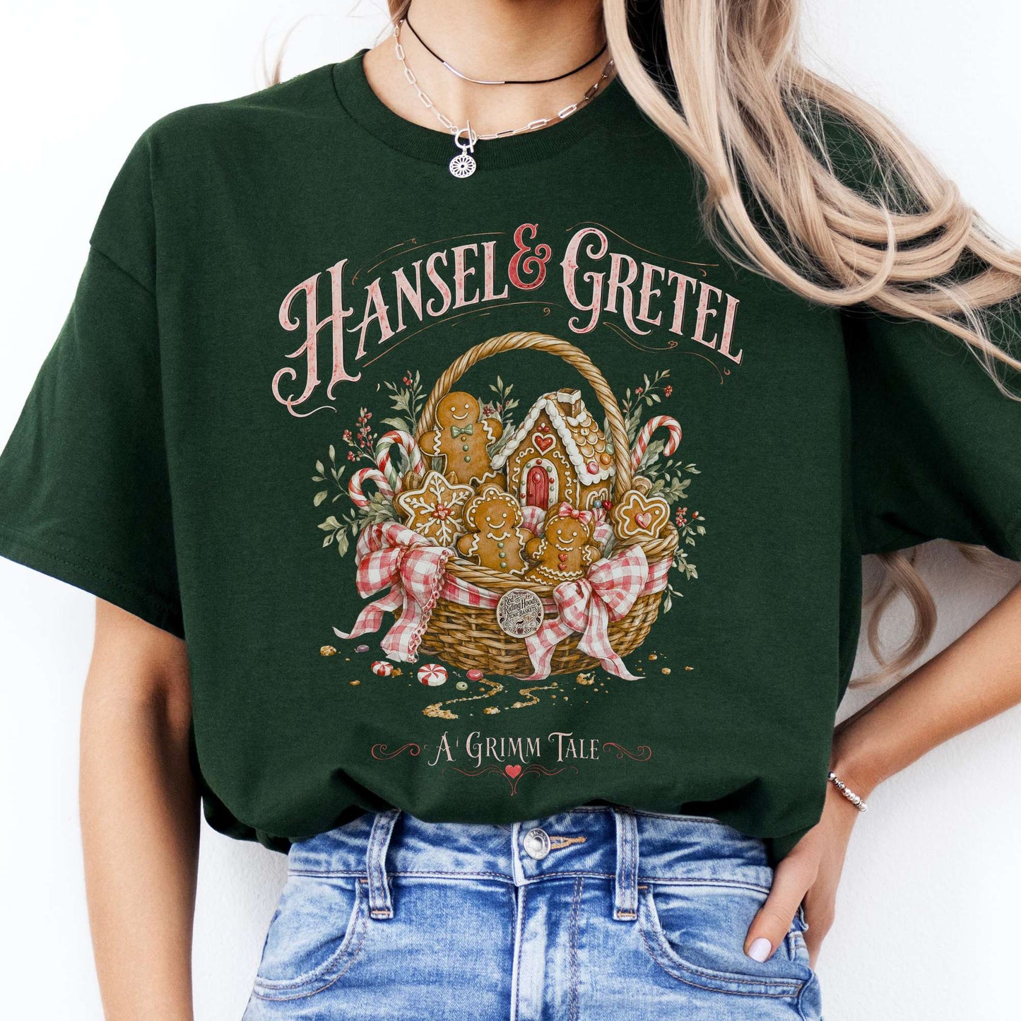 Hansel & Gretel Grimm Brothers Fairy Tale T-Shirt