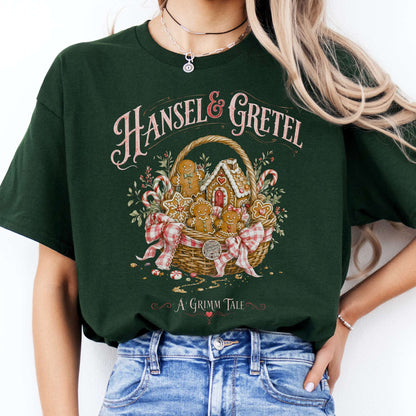 Hansel & Gretel Grimm Brothers Fairy Tale T-Shirt