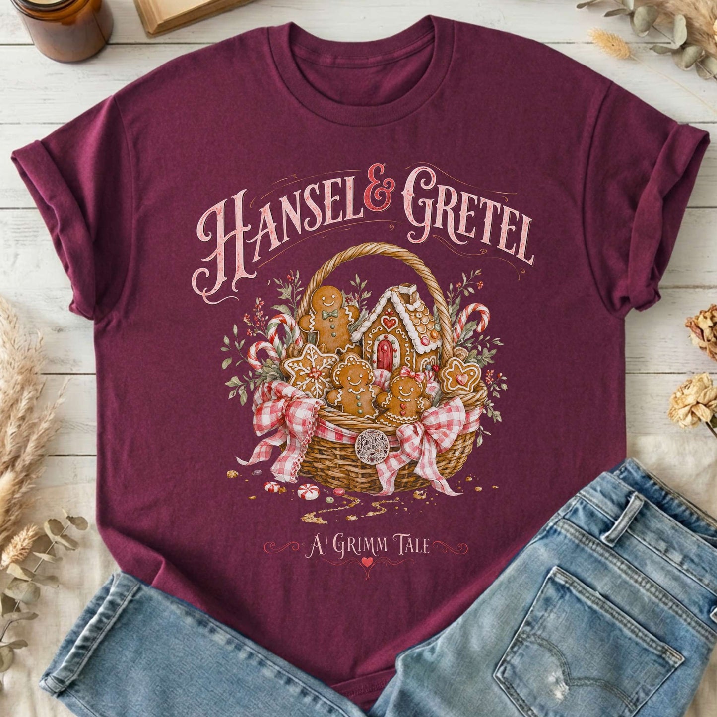 Hansel & Gretel Grimm Brothers Fairy Tale T-Shirt