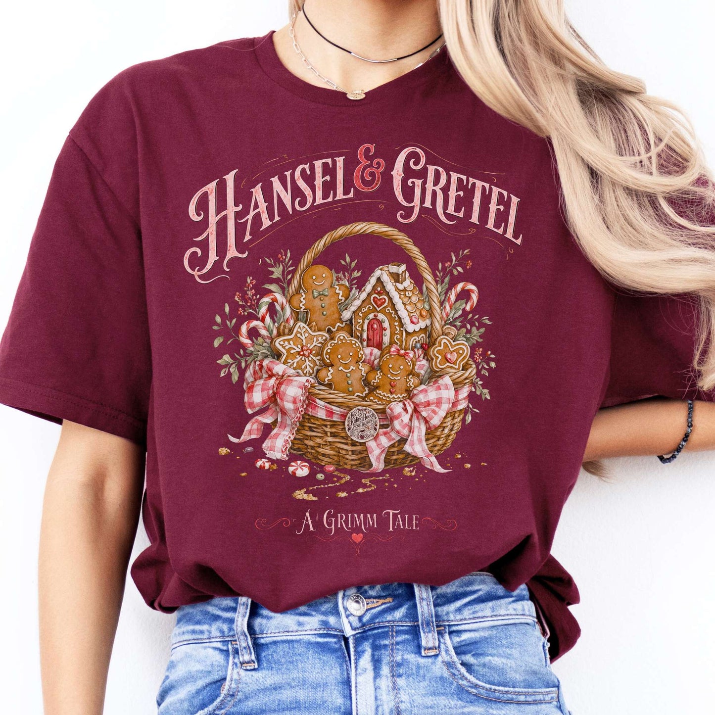 Hansel & Gretel Grimm Brothers Fairy Tale T-Shirt