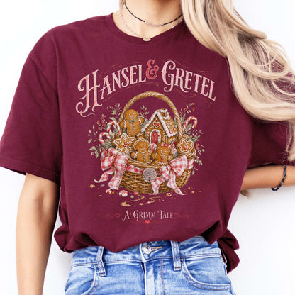 Hansel & Gretel Grimm Brothers Fairy Tale T-Shirt