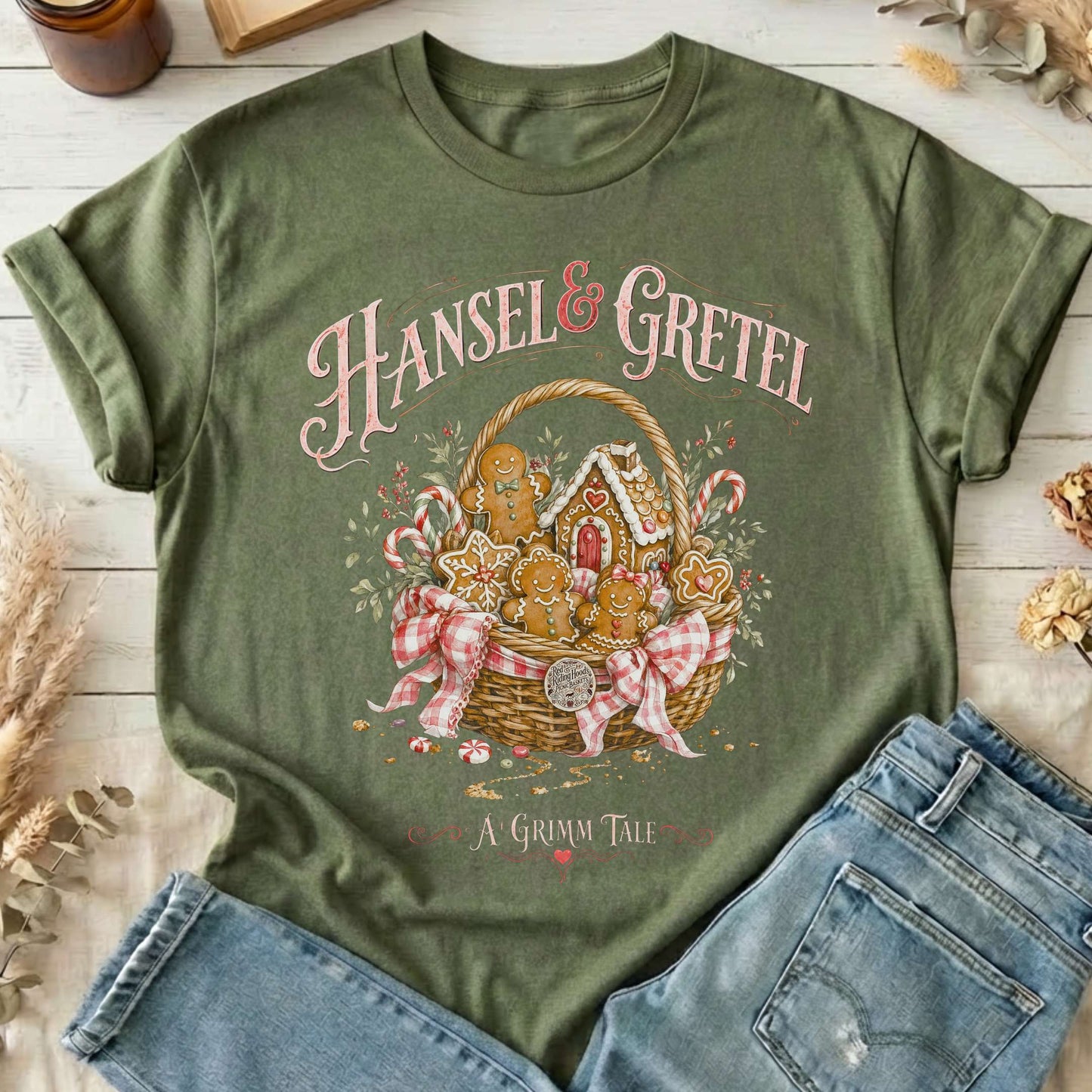 Hansel & Gretel Grimm Brothers Fairy Tale T-Shirt